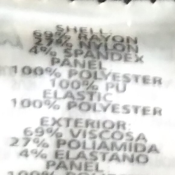 Black Leatherette&Jersey Cummerbund Elastic Waist Washable Pencil Skirt SzS - Picture 4 of 9